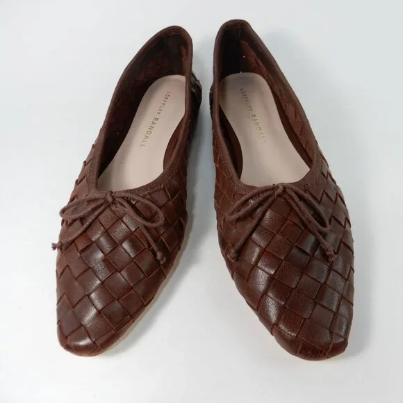 Loeffler Randall Brown Woven Flats - Picture 6 of 16